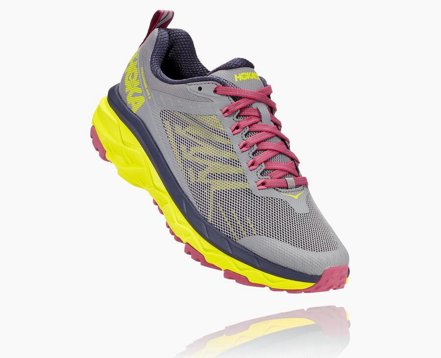 Hoka One One Challenger Atr 5 - Women Trail Shoes - Grey,Australia DIB-803296